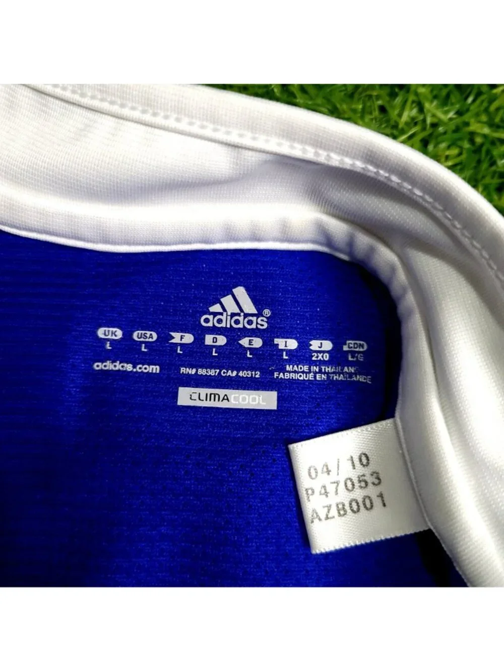 Messi Argentina 2010 WORLD CUP Away Soccer Jersey L SKU# P47053